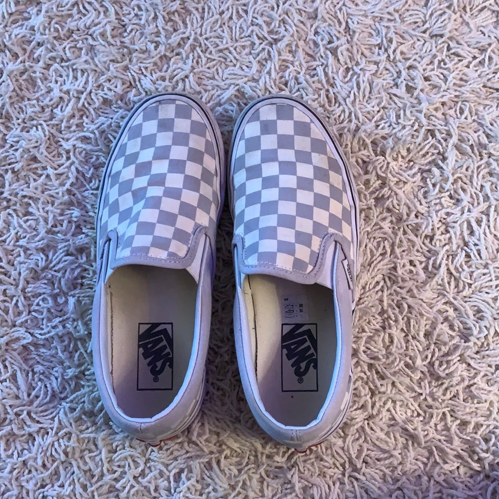 Slip on checker vans
